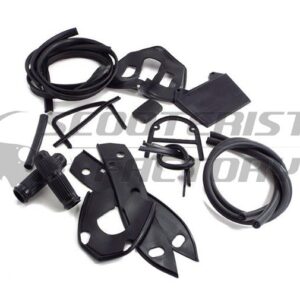 Kit gomas carroceria NEGRO Lambretta Serie 3 -Scootopia