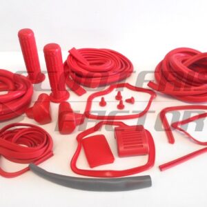 Kit gomas carrocería Lambretta Serie 2 ROJO