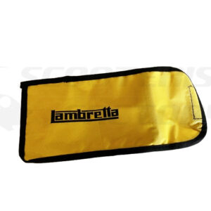 Bolsa herramientas Lambretta amarilla vacía
