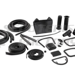 Kit gomas carrocería Lambretta Serie 2 NEGRO