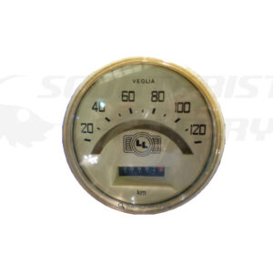 Cuentakilómetros lambretta serie 2 120km/h LL logo