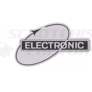 Pegatina “Electronic” escudo Lambretta GP