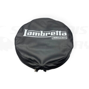 Funda rueda de repuesto Lambretta Innocenti negra