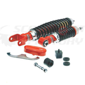 Kit amortiguación regulable Carbone Sport Vespa Primavera/Super rojo