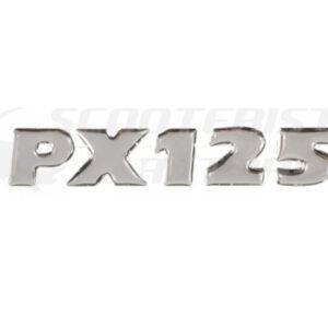 Logotipo “PX125” cófano del 98 hasta 2011