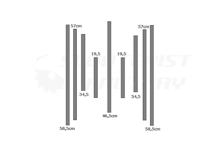 Kit suelo Vespa 125N desde 1953 a 1960 tipo original - Imagen 4