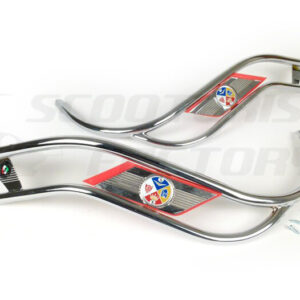 Bordón cromado DOBLE Vespa chasis pequeño