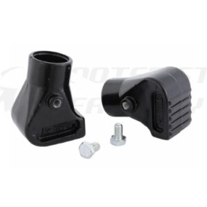 Tacos caballete aluminio negros Ø 20mm