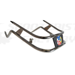 Defensa guardabarros Cuppini Vespa PX cromo/negra