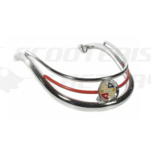 Defensa guardabarros Vespa 125/150s 1ª Serie tipo Ulma cromada/rojo
