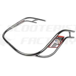 Bordón cromado DOBLE Vespa Sprint rojo