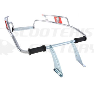 Defensas cófanos cromadas/rojo Vespa Primavera/Super Cuppini