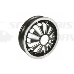 Llanta Vespa 10" racing negro FA Italia