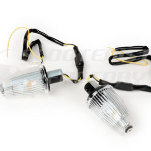 Kit intermitentes LEDS manillar Vespa blancos