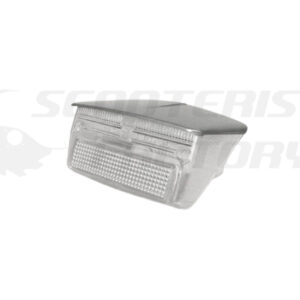 Tulipa piloto trasero blanca Vespa V50 tapa gris